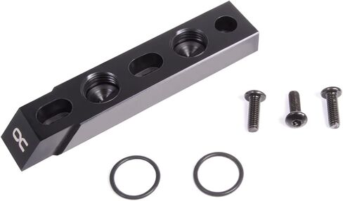 Alphacool Eisblock Aurora Terminal Flat Straight - acetal (12987) in Saudi Arabia
