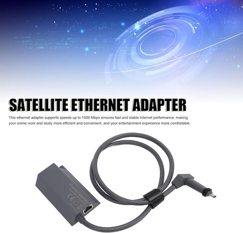 Satellite Ethernet Adapter, 1Gbps Speed Connection Anti Interference Plug and Play, Strong Network Stability with RJ45 Plug, for Actuated Gen 2 in Saudi Arabia