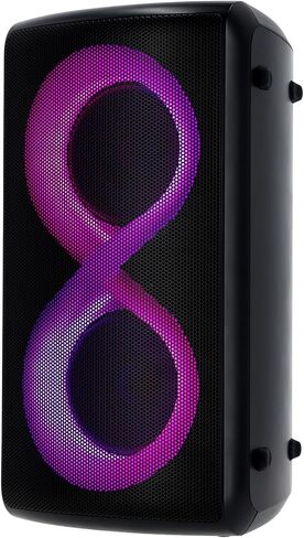Rockville Elite Party 5 1200W Pluetooth LED Party Speaker ، Loud With Held ، Bass Boost ، محمول ، ربط لاسلكي ، شحن سريع لمدة ساعة واحدة in Saudi Arabia