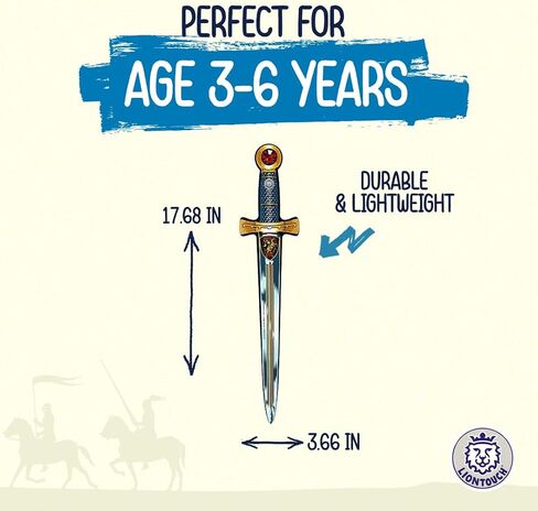 Liontouch Pirate Sabre for Kids | Pretend Play Toy for Children and Toddlers | Safe Cutlass-Like Sword in Durable Foam for Sailing The Caribbeans | Ideal Accessory for Dress Up and Costumes in Saudi Arabia