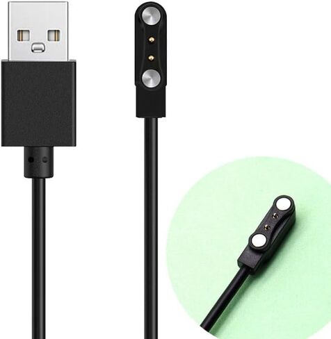 كابل شاحن مغناطيسي واحد لـ Ruxingx CS5 Pro / Akumaka CS5 / Dekelife CS5 Smart Watch USB Cord in Saudi Arabia