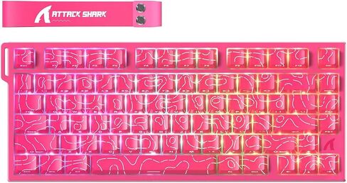 الهجوم Shark R82 He Rapid Trigger Wired Mechanical Gaming Keyboard TKL NKRO مع اقتراح 8K ، دقة 0.005 مم RT ، معدل المسح الضوئي 256K ، 5 طبقة صوتية ، مفتاح مغناطيسي تأثير القاعة ، برنامج تشغيل للكمبيوتر MAC (أسود) in Saudi Arabia