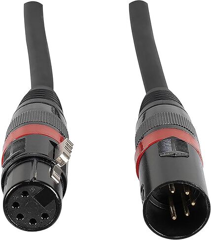 منتجات ADJ كابل الطاقة AC5PDMX5 للمسرح والاستوديو، أسود in Kuwait