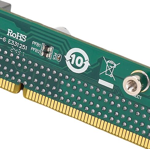 PCIE16 Riser Card for Workstation M90Q ، M50Q ، و ThinkStationP360 Tiny8 أو P3 أو PCI Express 16x بطاقة توسع مع 5C50W00910 أو 5C50W00933 FRU ، دعم GPU متعدد الاستخدامات ، in Kuwait