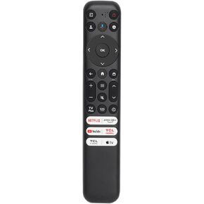 RC813 Voice Remote Control ، من أجل TCL Google TV Remote Control ، يأتي مع 6 مفاتيح اختصار. متوافق مع TCL 4K QLED/UHD/QD-MINI SERIS in Kuwait