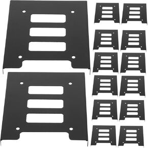 12PCS SSD HARD DRIVE ADAPTER BRACKET تصميم المسمار المتوافق لسهولة التثبيت بناء الحديد متينة لتركيب موثوق in Kuwait