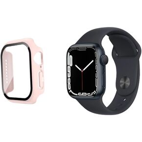 Compatible with Apple Watch Case 45mm,Slim Guard Bumper Full Coverage Hard PC Protective Cover HD Ultra-Thin Cover for iWatch Series 9/8/7 45mm (Clear) in Kuwait