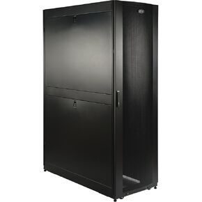 Tripp Lite 42U Deep Rack Enclosure Cabinet with Doors & Side Panels, 3000-lb. capacity, Black (SR42UBDP) in Kuwait