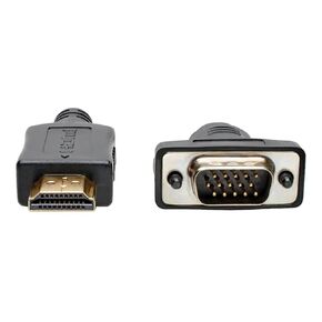 TRIPP Lite Eaton Series P566-015-VGA HDMI إلى Cable Adapter Adapter Action 15 FT ، 1080P 1920X1200 محول لشاشة/عرض USB مدعوم ، سوداء ، حزمة Cloud Care Pre-Configured مؤهلة (1 حزمة) in Kuwait