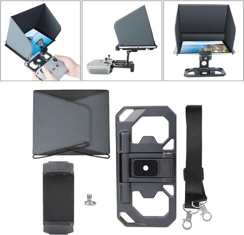 Remote Control Holder Mount for, 18cm Sunhood, Compatible with Smartphones & Tablets in Kuwait