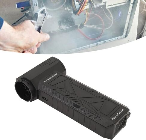 Electric Air Duster, Compressed Air Duster, 150000RPM Electric Air Duster, Rechargeable Cordless Air Blower for Keyboard Electric Devices (Black) in Saudi Arabia