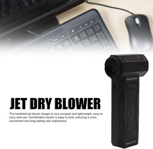 Electric Air Duster, Compressed Air Duster, 150000RPM Electric Air Duster, Rechargeable Cordless Air Blower for Keyboard Electric Devices (Black) in Saudi Arabia