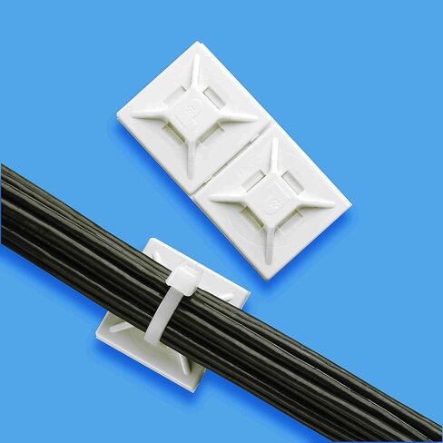 Panduit ABM112-AT-D0 Cable Cable Mount ، درجة حرارة عالية ، مدعومة لاصقة ، 4 اتجاهات ، نايلون مقاومة للطقس 6.6 ، 1.12 "× 1.12" ، أسود (حزمة 500) in Saudi Arabia