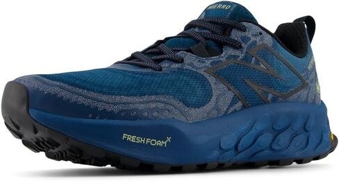 New Balance Women's Fresh Foam X Hierro V8 Trail Running Shoe, Licorice/Gulf Red/Pink Granite, 7 Wide in Saudi Arabia