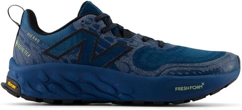 New Balance Women's Fresh Foam X Hierro V8 Trail Running Shoe, Licorice/Gulf Red/Pink Granite, 7 Wide in Saudi Arabia