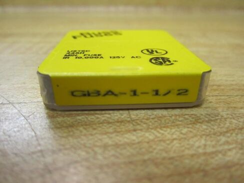 Bussmann GBA-1-1/2 BUSS FUSE 1-1/2A 125V GBA112 (حزمة 5) in Saudi Arabia