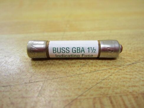 Bussmann GBA-1-1/2 BUSS FUSE 1-1/2A 125V GBA112 (حزمة 5) in Saudi Arabia