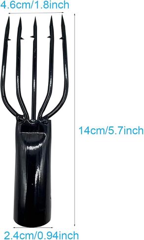 Pack of 2 Fishing Harpoon with Gig Gaff Hook Barb 4/5 Prong Fishing Rod Fish Spear Gaffs for Hunting Fish Frog in Kuwait