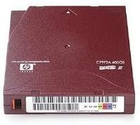 HP C7972AN LTO Ultrium 2 Non-Custom Labeled Tape Cartridge LTO Ultrium LTO-2-200 GB (Native)/400 GB (Compressed) - 20 Pack in Saudi Arabia