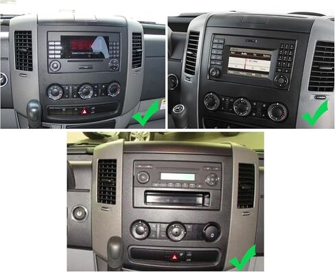 سيارات راديو سيارات لسيارة مرسيدس بنز سبرينتر 2006-2017 مع Carplay Wireless Android Auto ، 9 '' 'ترقية شاشة تعمل باللمس لـ Sprinter Head Unit Bluetooth ، FM ، GPS Navi ، WiFi ، SWC ، MIC ، كاميرا احتياطية in Saudi Arabia