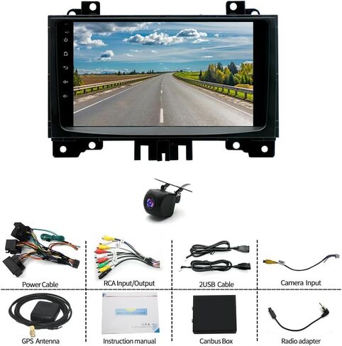 سيارات راديو سيارات لسيارة مرسيدس بنز سبرينتر 2006-2017 مع Carplay Wireless Android Auto ، 9 '' 'ترقية شاشة تعمل باللمس لـ Sprinter Head Unit Bluetooth ، FM ، GPS Navi ، WiFi ، SWC ، MIC ، كاميرا احتياطية in Saudi Arabia