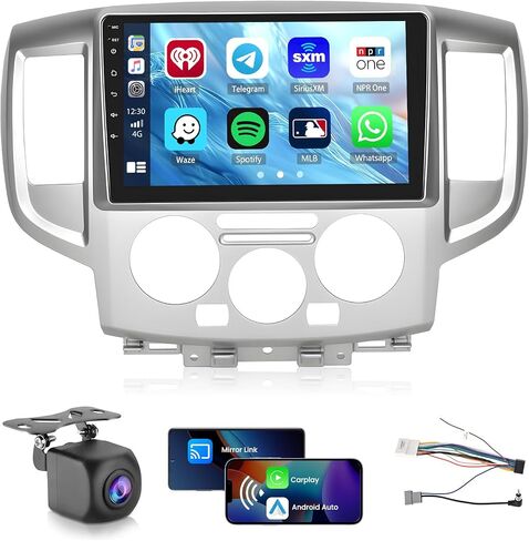 Radio Car Radio for Nissan NV200 2013-2019 ، Android 15 Car Stereo Wireless Carplay ، Roinvou 9 Inch Touch الشاشة لـ NV200 Bluetooth Radio Android Auto WiFi GPS 2G RAM 64G ROM in Saudi Arabia
