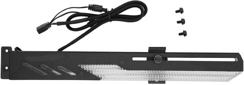 Qiilu GPU Support Bracket Argb 3Pin 4Pin Sliding قابل للتعديل سهل التثبيت GPU لبطاقة رسم سطح المكتب حامل توافق قوي in Saudi Arabia