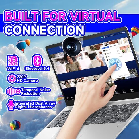 HP 17 inch Touchscreen Laptop, 17.3" HD+ Anti-Glare Display, AMD Ryzen 5 7530U, 32GB DDR4 RAM, 1TB SSD, AMD Radeon Graphics, Windows 11 Pro, Numeric Keypad, w/Accessories in Kuwait