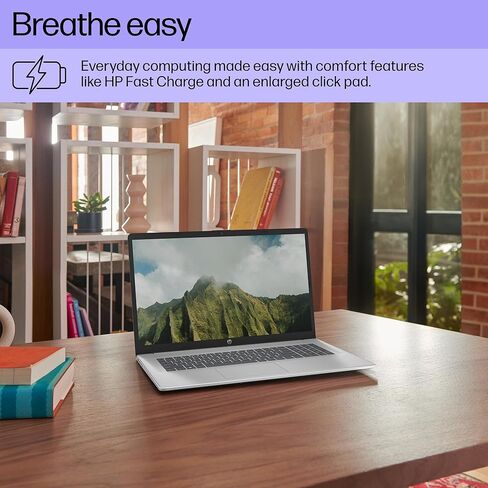 HP 17 inch Touchscreen Laptop, 17.3" HD+ Anti-Glare Display, AMD Ryzen 5 7530U, 32GB DDR4 RAM, 1TB SSD, AMD Radeon Graphics, Windows 11 Pro, Numeric Keypad, w/Accessories in Saudi Arabia