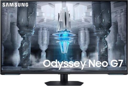 Samsung - Odyssey Neo G7 43 "Mini 4K UHD 1MS AMD FreeSync Premium Pro Smart Gaming Monitor مع HDR600 - Black LS43CG700NNXZA in Kuwait