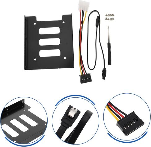 Popetpop 1Set SSD محول محول القرص الصلب SSD قوس التثبيت لجهاز كمبيوتر سطح المكتب مناسب لاستقبال البناء المتين in Saudi Arabia