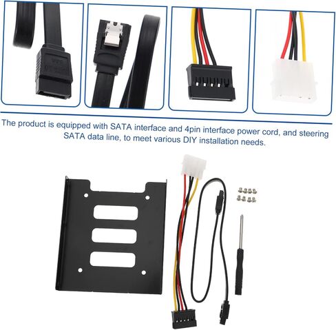 Popetpop 1Set SSD محول محول القرص الصلب SSD قوس التثبيت لجهاز كمبيوتر سطح المكتب مناسب لاستقبال البناء المتين in Saudi Arabia