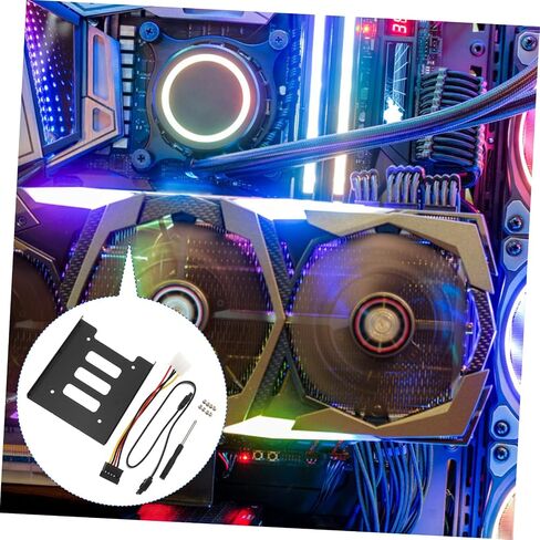 Popetpop 1Set SSD محول محول القرص الصلب SSD قوس التثبيت لجهاز كمبيوتر سطح المكتب مناسب لاستقبال البناء المتين in Saudi Arabia