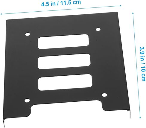 12PCS SSD HARD DRIVE ADAPTER BRACKET تصميم المسمار المتوافق لسهولة التثبيت بناء الحديد متينة لتركيب موثوق in Kuwait
