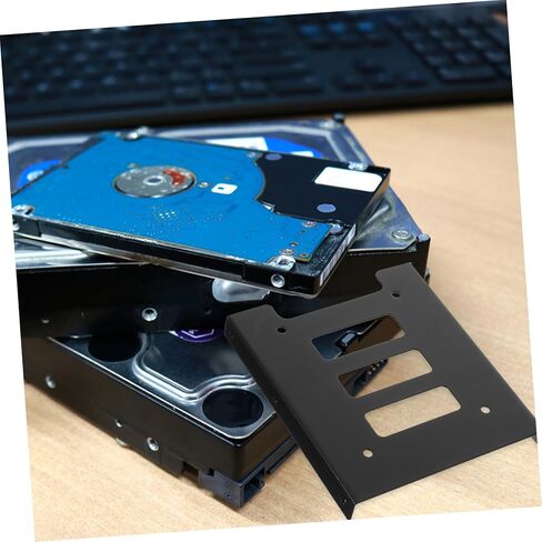 12PCS SSD HARD DRIVE ADAPTER BRACKET تصميم المسمار المتوافق لسهولة التثبيت بناء الحديد متينة لتركيب موثوق in Kuwait