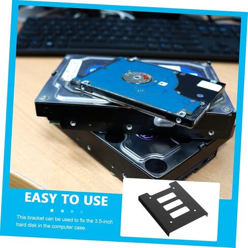 12PCS SSD HARD DRIVE ADAPTER BRACKET تصميم المسمار المتوافق لسهولة التثبيت بناء الحديد متينة لتركيب موثوق in Kuwait