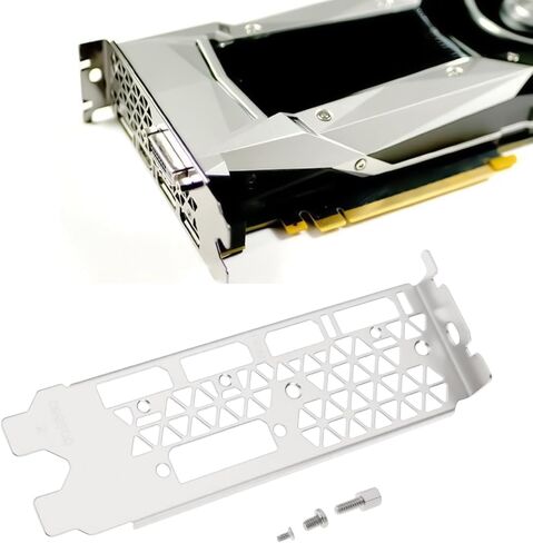 Long Full Height Bracket with Screws Compatible with Nvidia GTX980 GTX1060 GTX1070 GTX1080 in Saudi Arabia