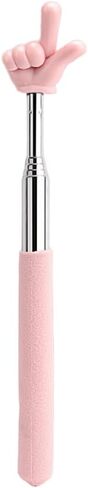 Teachers Pointer, Extendable Retractable Teaching, Retractable Handheld Presenter, Mini Hand Pointer for Teachers, Coach, Presenters, Extends to 39 Inches, (Pink) in Saudi Arabia