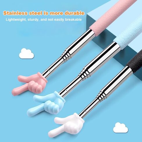 Teachers Pointer, Extendable Retractable Teaching, Retractable Handheld Presenter, Mini Hand Pointer for Teachers, Coach, Presenters, Extends to 39 Inches, (Pink) in Saudi Arabia