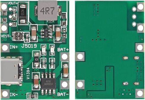 AITRIP 5PCS Type-C USB 3.7V 4.2V 1A 5W Lithium Li-ion 18650 Battery Charger Board DC-DC Step Up Boost Module TP4056 DIY Kit Parts in Kuwait