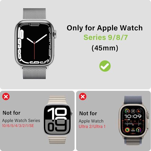 3 في 1 حالات معدنية متوافقة مع سلسلة Apple Watch Series 6/5/4 ، SE 3/2/1 44 مم حامي شاشة المدمجة ، غطاء معدني واقٍ مستقيم مع غطاء خلفي لـ IWATCH 44 مم ، أسود in Kuwait