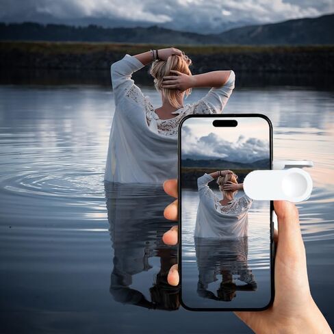 Weseecase Mirror Reflection Clip - التقاط انعكاسات مذهلة على الفور ، وتصميم سهلة للتصوير الفوتوغرافي للسفر والتقاط الصور الشخصية ، وعدسة الهاتف المحمولة لمبدعي وسائل التواصل الاجتماعي وعشاق التصوير الفوتوغرافي in Saudi Arabia