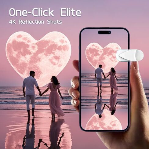 Weseecase Mirror Reflection Clip - التقاط انعكاسات مذهلة على الفور ، وتصميم سهلة للتصوير الفوتوغرافي للسفر والتقاط الصور الشخصية ، وعدسة الهاتف المحمولة لمبدعي وسائل التواصل الاجتماعي وعشاق التصوير الفوتوغرافي in Saudi Arabia