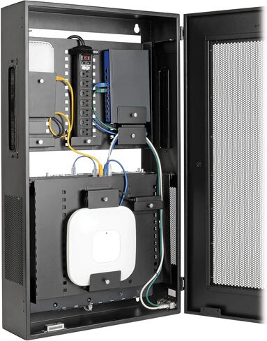 Tripp Lite 5U Smart Rack ، Low Plump ، تصاعد عمودي ، حاوية الأسلاك في عمق التبديل ، أقواس قابلة للتعديل ، حاوية رف الجدار (SRWF10UMOD) in Kuwait