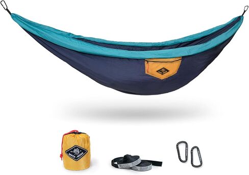 WHTE MOSS Suparpine I Hammock for Camping with Straps Included (Deep Blue, Single) in Saudi Arabia
