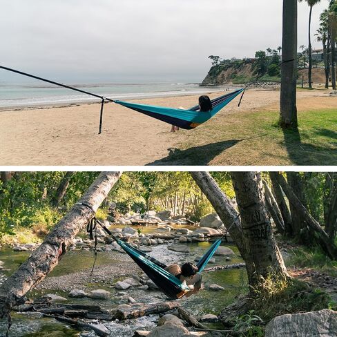 WHTE MOSS Suparpine I Hammock for Camping with Straps Included (Deep Blue, Single) in Saudi Arabia