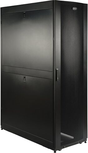 Tripp Lite 42U Deep Rack Enclosure Cabinet with Doors & Side Panels, 3000-lb. capacity, Black (SR42UBDP) in Kuwait