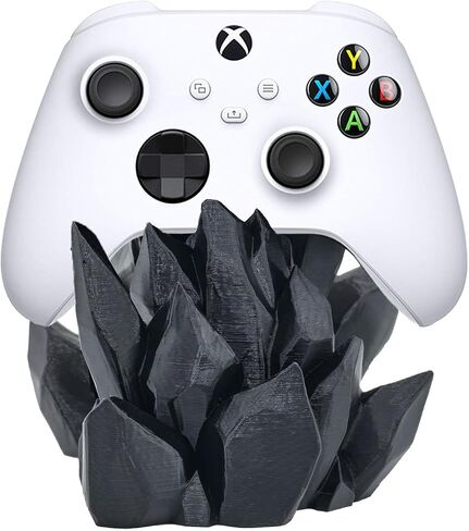 حامل وحدة تحكم الألعاب لأجهزة Xbox ، حامل وحدة تحكم ثلاثية الأبعاد ، حامل وحدة تحكم Switch PS5 PS4 ، إكسسوارات غرفة اللعبة ، ديكور المنزل ، منظمو المكتب أشياء ألعاب (أسود) in Saudi Arabia