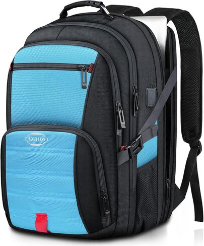 50L Travel Backpack, Extra Large Backpack, Laptop Backpack for Men, big Backpack, Water Resistant TSA Approved Business Work College School Computer Bag with USB Port, Fits 17 Inch Laptops in Saudi Arabia