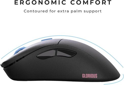 MODEL GOMRIOUS D FORGE LIMITED EDITION Black Gaming Mouse Wireless ، وملحقات ألعاب الكمبيوتر الشخصي ، و Gamer Mouse ، و Superlight 58G ، و 6 أزرار قابلة للبرمجة ، وعمر بطارية 80 ساعة ، ومستشعر 19 كيلو ، قابلة لإعادة الشحن (متجدد) in Kuwait
